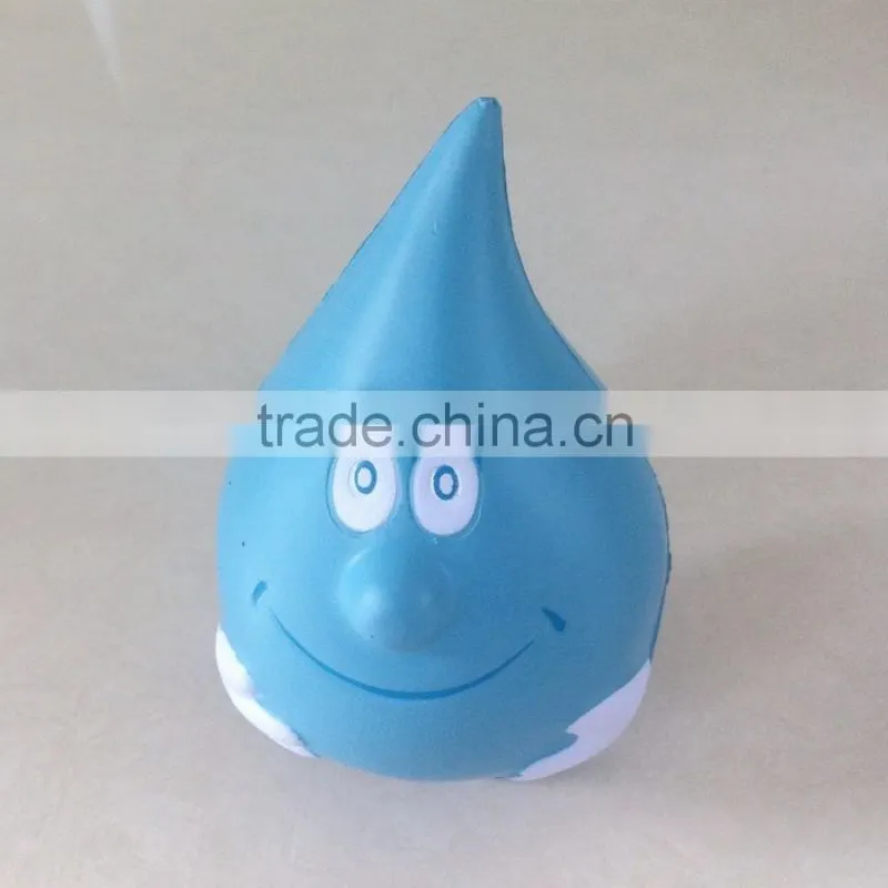 light blue waterdrop man stress toys