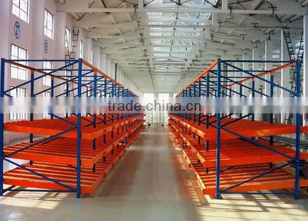Flow through Racks for cartons in Nanjing,raw material storage flow rack