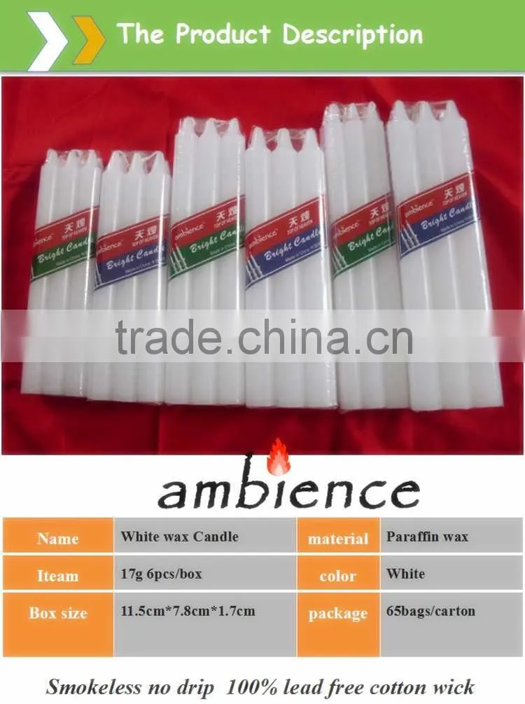 paraffin wax Candle household candle smokeless high quality pillar candle