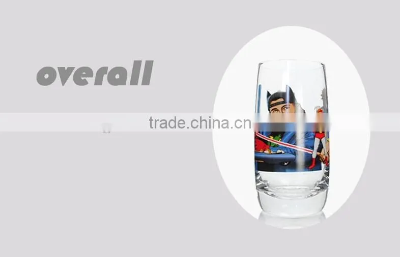 Machine made Straight top grade glass juice bottle