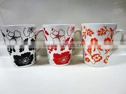 Milk mug - coffee mug - tea mug logo printed new decal different shape