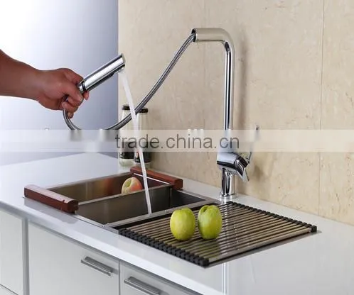 Pull Out Spray Kitchen Sink Faucet Handheld Mixer Tap