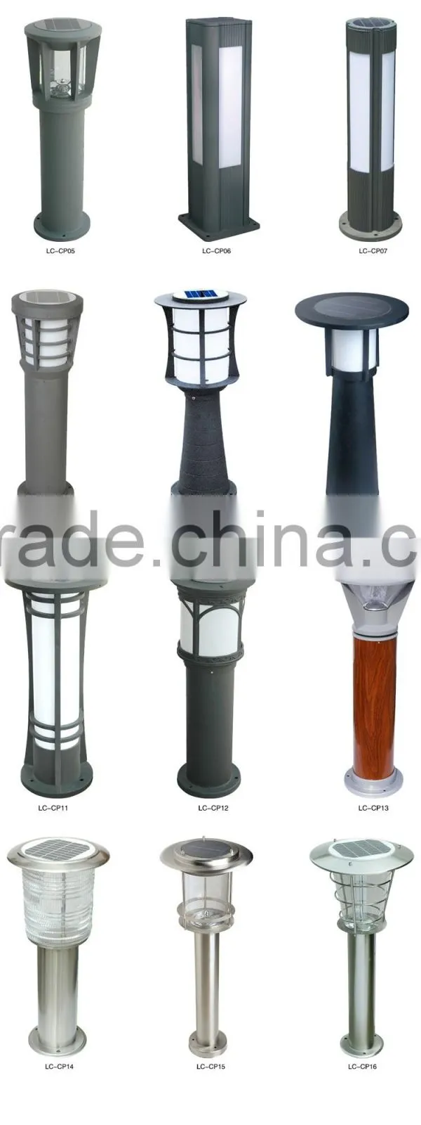 Digital controller LED Chip independent protection technology led solar garden lamp