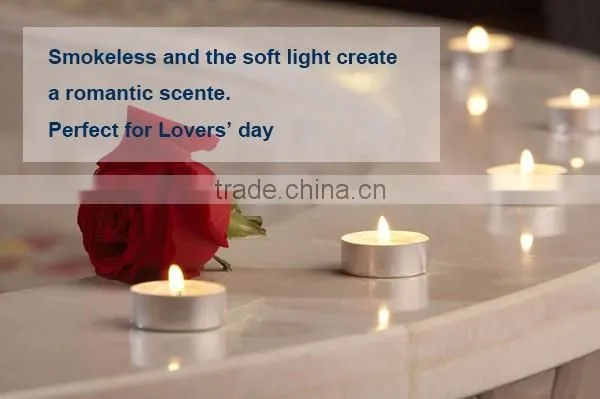 14g table candle with 3% fragrance natural wax in shape large tealight