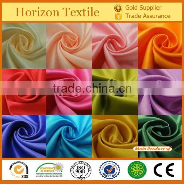 High Quality Colorful Luxury Bridal Satin Fabric