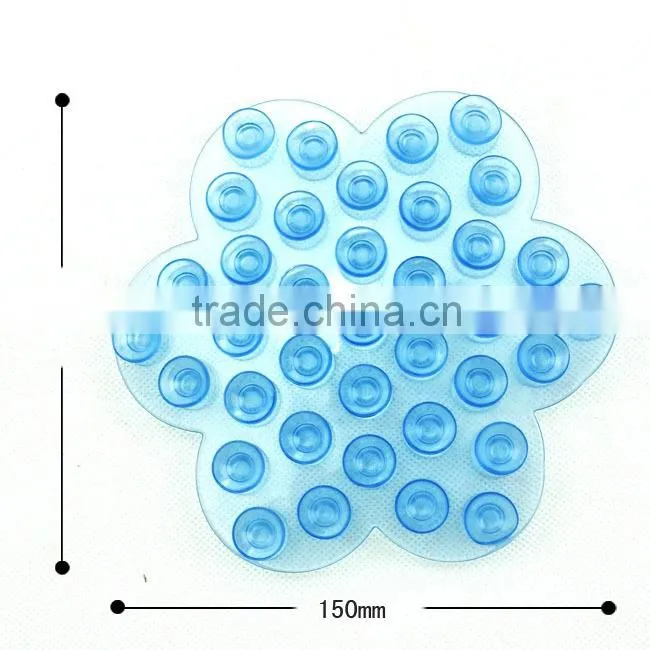 Flower shaped bathroom sucker