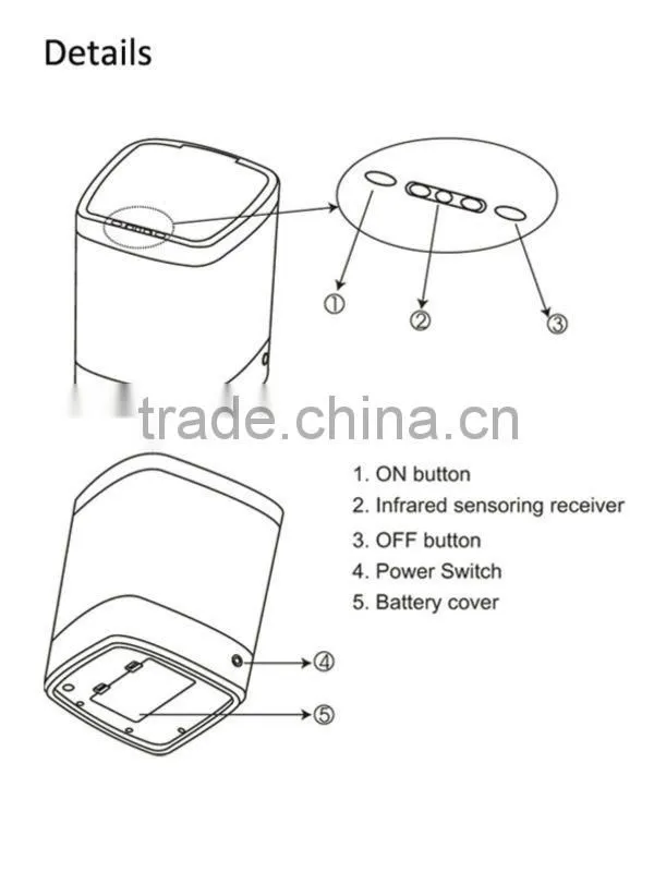 garbage sanitary pad automatic sensor sanitary bin V-L150