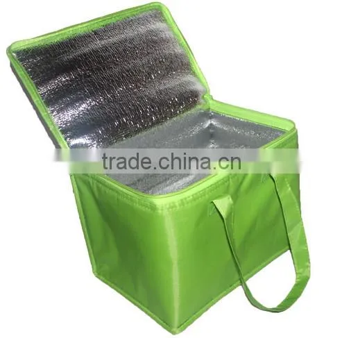 customized 600D disposable thermal insulated oxford polyester lunch cooler bag
