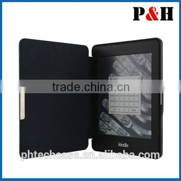 2014 amazon kindle paperwhite case , original kindle paperwhite cover leather case