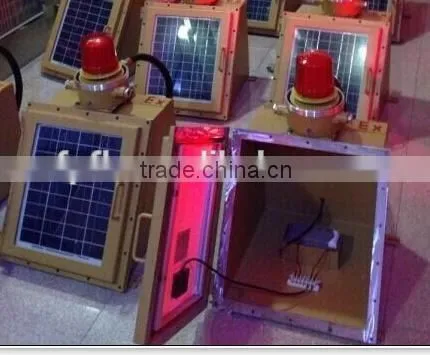 2016 LED Solor explosion proof high bright light obstruction lamp