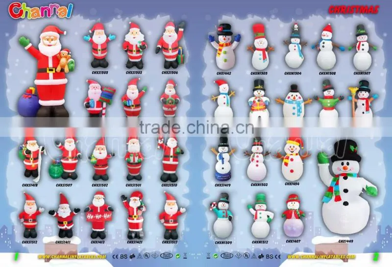 Inflatable Penguin Family On Sled Scene Christmas Decor