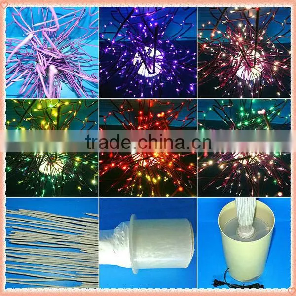 Optic Fiber Silk Flowers / Light Up Babysbreath Flower & Plants