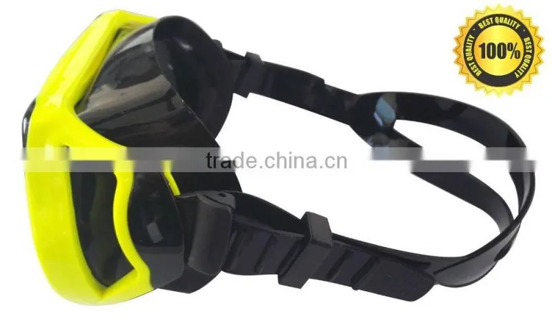 Mask and Snorkel Set for Adults - Anti-Fog Glass, Purge Valve, Snorkeling Splash Cap