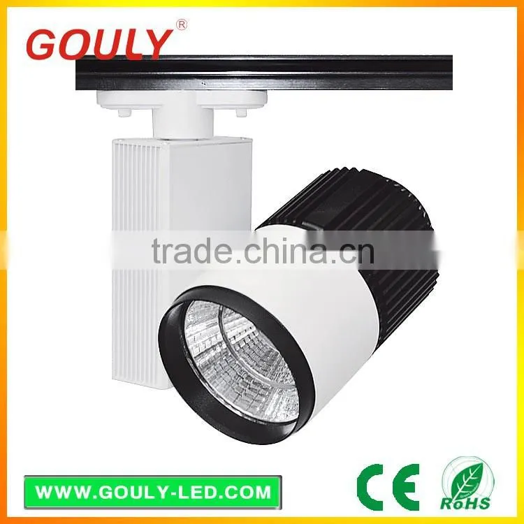 dimmable cob led track light 30w high power led track light