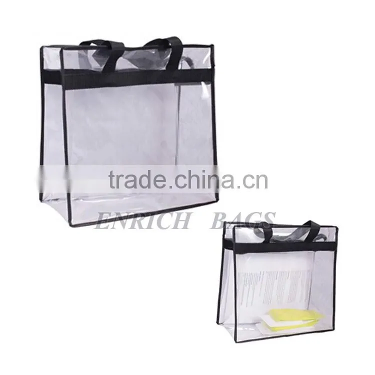 Enrich Clear PVC Tote Bag Transparent Shopper Tote Bag In Fashion Design