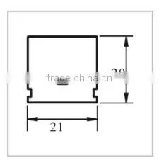 2016 Recessed Linear LED aluminium profile for led strips lighting project