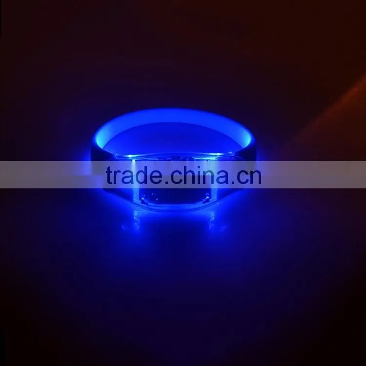 2016 Hot Selling LED Lighted Bracelet For Event,sound activated led bracelet