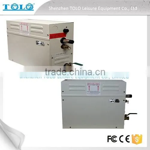 Automatic steam machine for steam generator shower