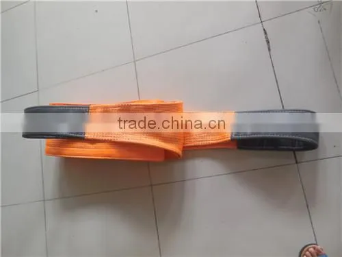 lifting tools flat 100% polyester duplex web sling belt polyester webbing