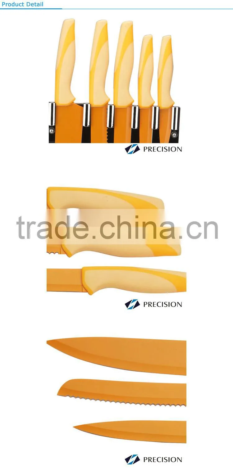 High Quality New Style color coated Kitchen Knife Set