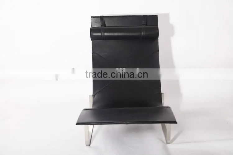 French style luxury unique indoor chaise lounge chair pk24 wholesale