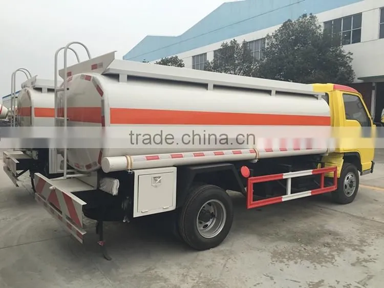 Hot export 5000liters right hand drive fuel tank truck