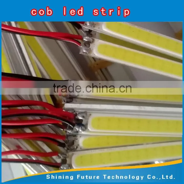 12 volt cob led strip aluminum warm white daytime running light