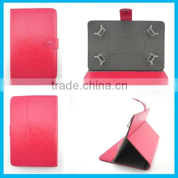 Buckle universal tablet case for 7 8 9 10 inch kickstand wallet tablet case with card slots wholesale