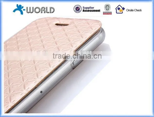 PU leather stand fashion case for iPhone 6S