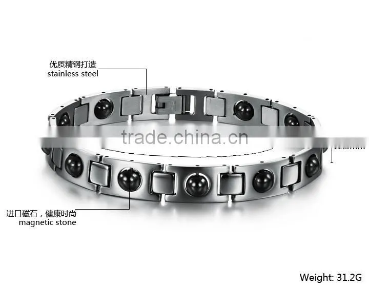 KSTONE High Quality 316L stainless steel Magnetic bracelet for men and women