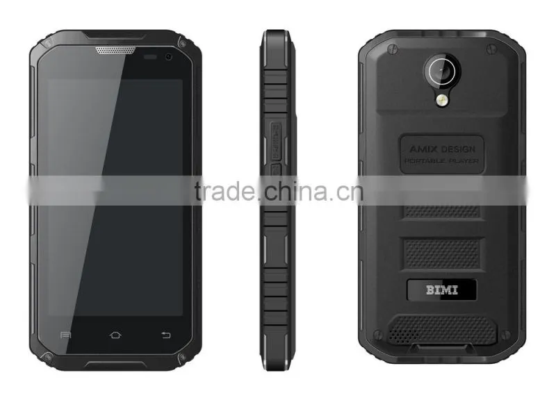 DHL Fast Delivery BM99 IP67 Waterproof Cell Phone Dual Core Android 4.2 4.5 Inch IPS 854X480 512MB RAM 4GB ROM Dual Sim