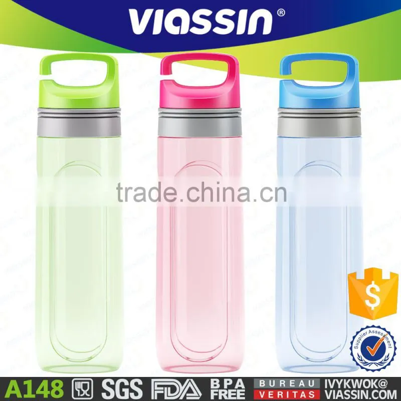 A148 560ml hot plastic sport infuser water bottle with handle shantou shuanghuan viassin