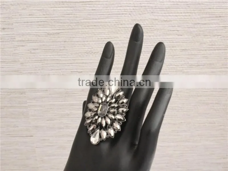 Nice Design Crystal Rhinestone Rings wholesale, Stretch Rings with Fashion Stretch