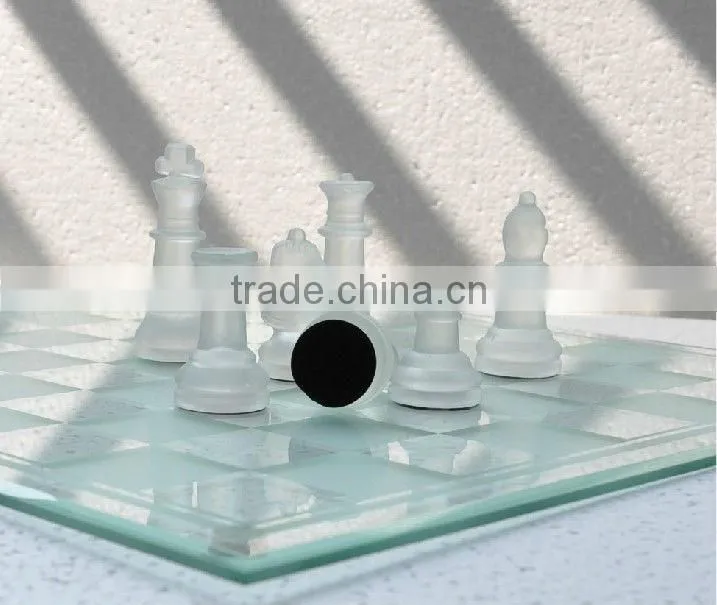 New arrival crystal glass chess for game souvenir (R-2007