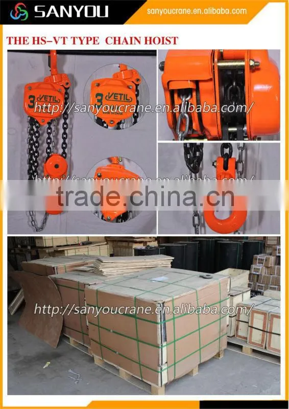 Chain Block building construction tools VT type 5T/6M building construction tools Manual