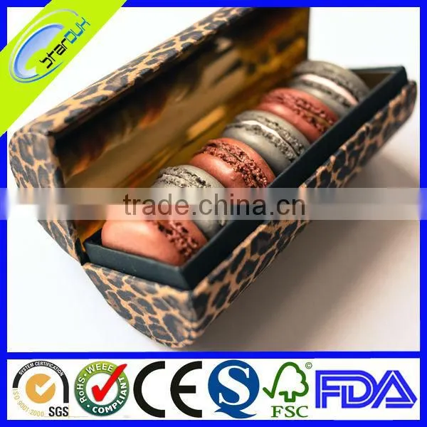 mini custom round macaron packaging box