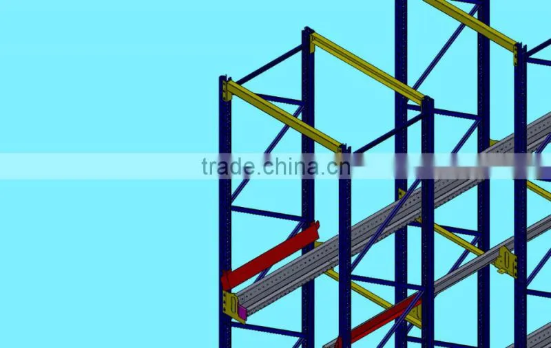 Radio shuttle pallet racking with ISO certification