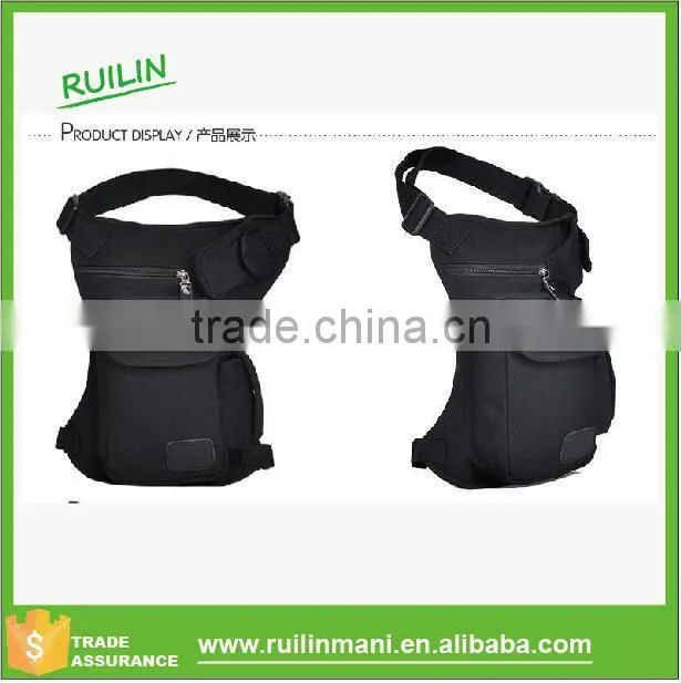 waist packs outdoor Canvas drop waist leg bags waist pack bag Men running belt bicycle and motorcycle