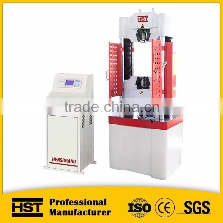 Microcomputer hydraulic universal tensile fasteners testing equipments manufacturer