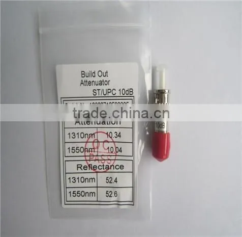 Fiber Optic Plug Attenuator, 3dB ST Female to Male Fiber Optic Attenuator