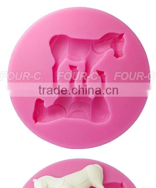 Horse silicone impression mold,fondant decorating mold