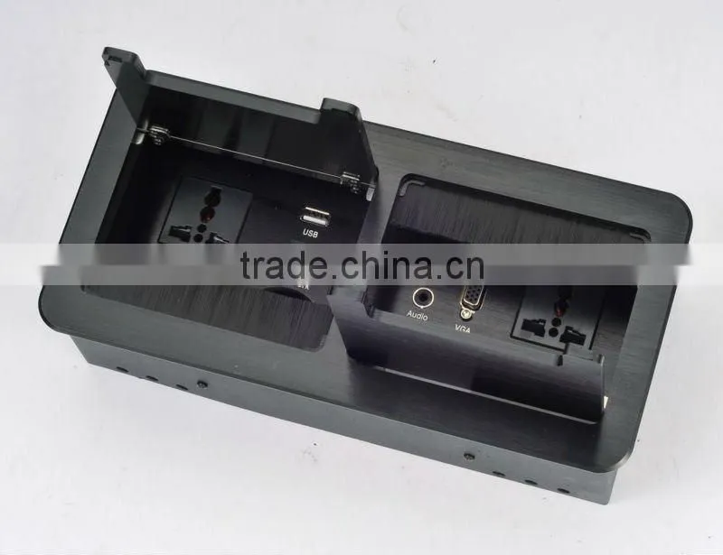 high quality aluminum usb desk socket for office furniture system