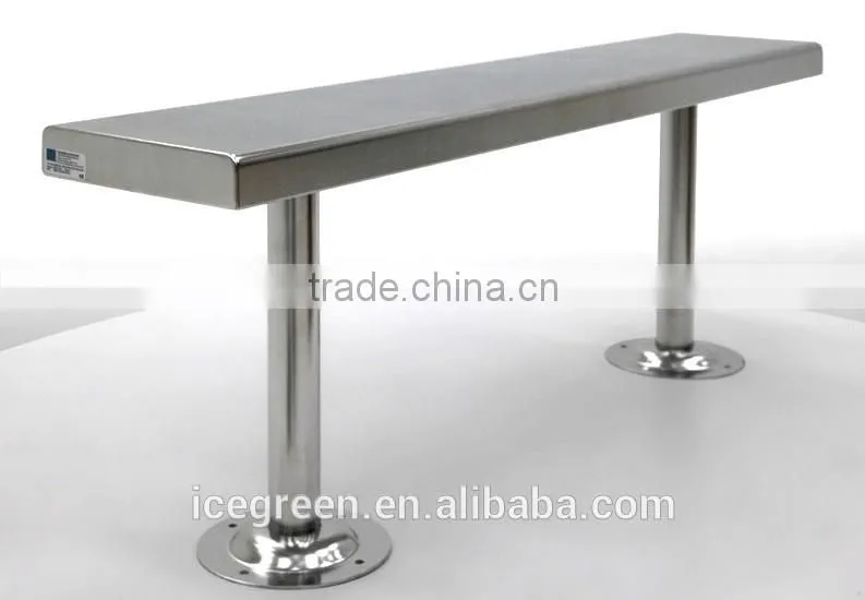 Outdoor Stainless Steel Solid Gowning Bench
