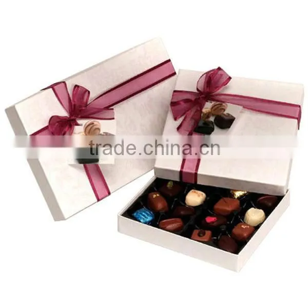 2015 Latest Design Top Quality Wedding Invitation Fancy Wooden Chocolate Box