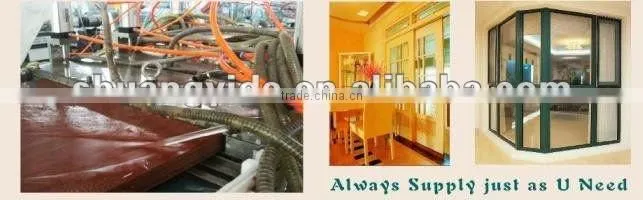 Plastic PVC Windowsill Profile making machine / wpc plastic machine