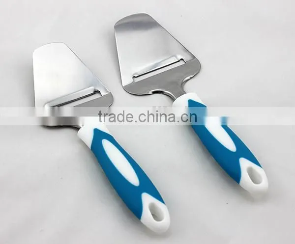Straight blade cheese server with high quality Color handle
