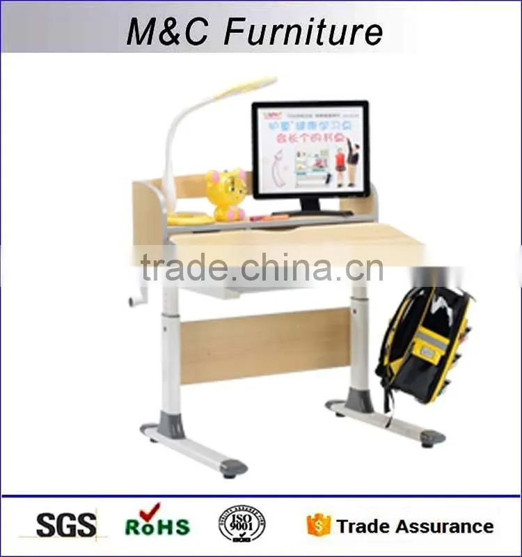 Good quality home use solid wooden student study desks for sale