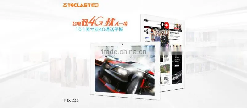 10.1inch mediatek Android Tablet MT835P Quad core Teclast T98 4G TDD+FDD LTE Tablet pc