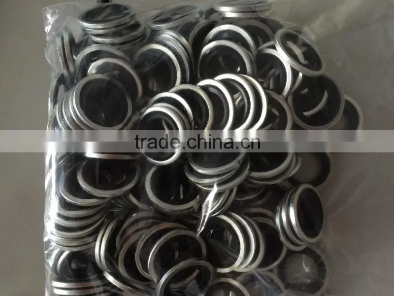 rubber metal bonded seal washers