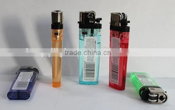 77mm transparent 5 colors disposable Flint Lighter
